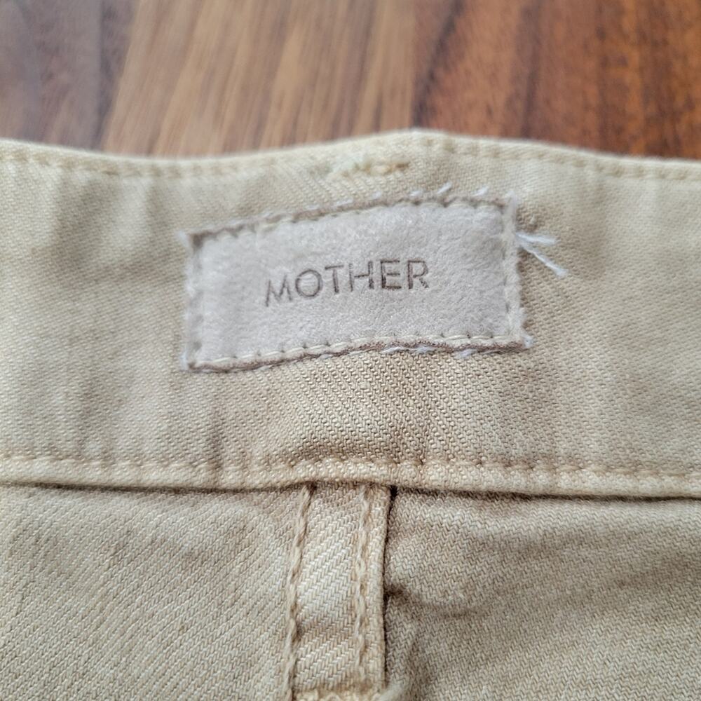 MOTHER The Patch Pocket Private Ankle Jeans Cargo Pants In Khaki Size 27 - Picture 5 of 11